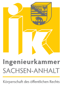Logo der Ingenieurkammer Sachsen-Anhalt - Bauplanung Dipl.-Ing. (FH) Guido Stehr in Zerbst/ Anhalt